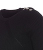 Pinko Love Birds-Embossed Studded Crewneck Jumper