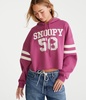 peanuts | aéropostale snoopy 50 cropped pullover hoodie