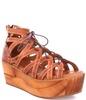 shirin wedge in tan