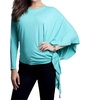 asymmetrical tunic top in mint