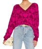 joey sweater in sweetheart