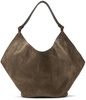 Brown 'The Medium Lotus' Tote