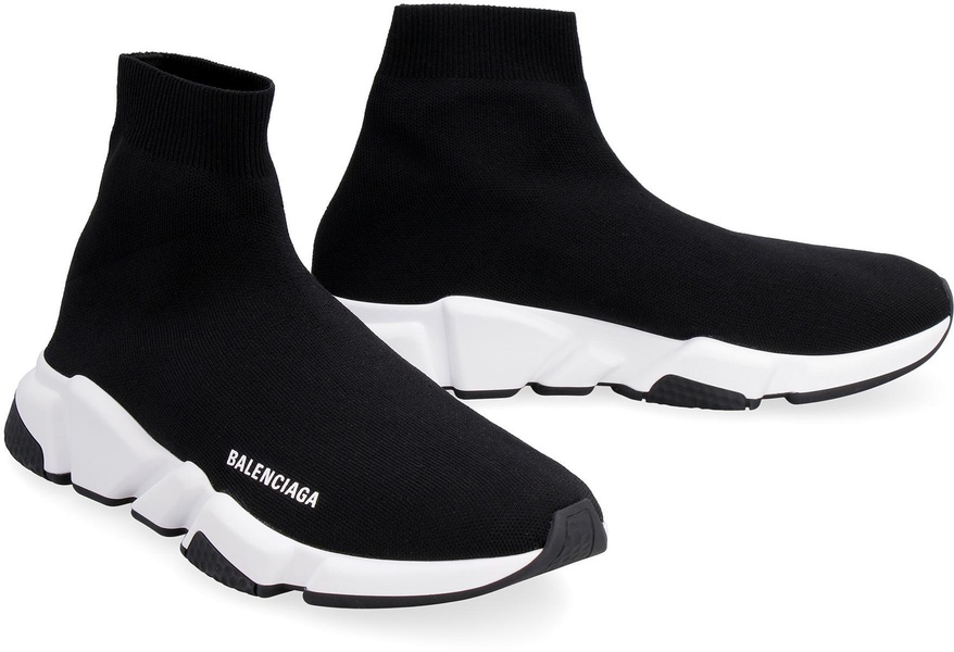 Balenciaga Speed Knitted Sock-Style Sneakers