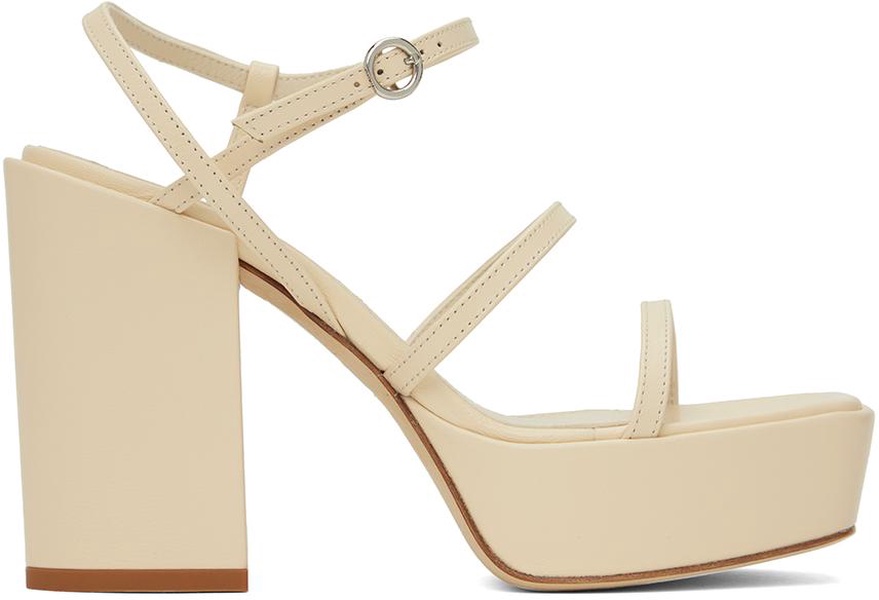 Beige Katalin Heeled Sandals