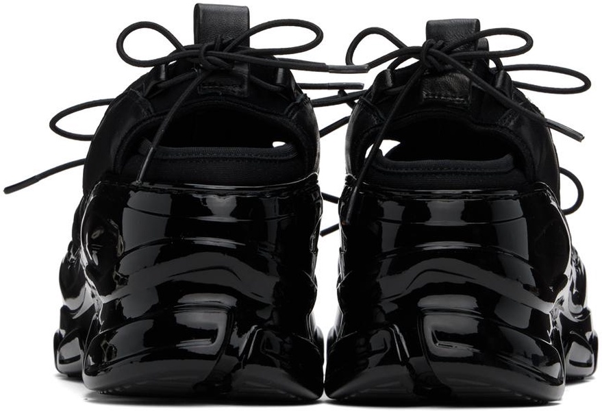 Black Beaded Classic Tracker Sneakers