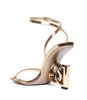 Keira Sandals In Gold Color Mirror Leather