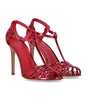 sergio levantesi rita strawberry heeled sandal