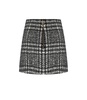 elisabetta franchi black butter mini skirt