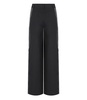 Essentiel Antwerp  Gorror Black Wide Leg Trousers