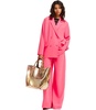 Essentiel Antwerp  Fall Pink Wide Leg Trousers