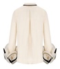 elisabetta franchi butter shirt with ruffles