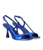 sergio levantesi ilenia electric blue heeled sandal