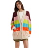 essentiel antwerp gaan multicolored cardigan