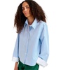 essentiel antwerp giuliano light blue shirt