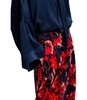 Essentiel Antwerp  Gazpacho Blue And Red Wide Leg Trousers