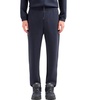 emporio armani travel essential navy blue trousers