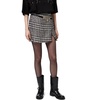 elisabetta franchi black butter mini skirt