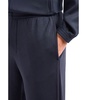 emporio armani travel essential navy blue trousers