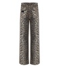 Ganni  Izey Animal Print Jeans