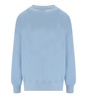 ganni isoli placid blue sweatshirt