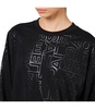  elisabetta franchi black sweatshirt with logo print