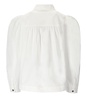 Ganni Puff-Sleeved Poplin Shirt