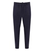 emporio armani travel essential navy blue trousers