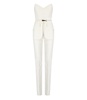 Elisabetta Franchi Strapless Belted Jumpsuit