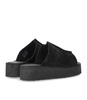 clarks wedge black platform slide