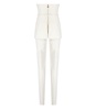 Elisabetta Franchi Strapless Belted Jumpsuit