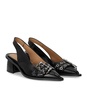 Ganni  Black Slingback Pumps With Buckle