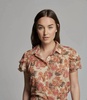 amber shirt in vintage floral