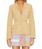 nico blazer in tan