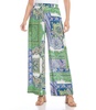 wide leg pants in paisley