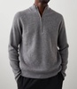 stark quarter zip sweater in finch