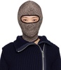 Off-White & Brown Optical Balaclava