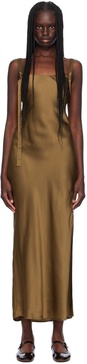 Tan Catania String Maxi Dress