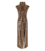 Essentiel Antwerp  Gonnak Gold Midi Dress