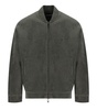 Emporio Armani  Green Ribbed Bomber Jacket