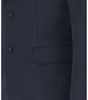 Emporio Armani  Blue Navy High-Neck Jacket