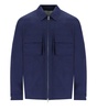 Woolrich Crinkle Blue Shirt Style Jacket