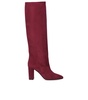 Via Roma 15  Red Suede High Heeled Boot