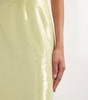 Sequinned V-Neck Midi Dress