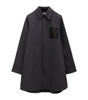 Wool-Cashmere Trapeze Coat