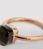 Mixed Gold and Prasiolite Nudo Petit Ring