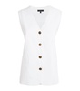 Linen-Blend Charlotte Waistcoat