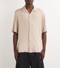 Cotton-Blend Ribbed Shirt