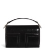 Naplack Leather T-Flap Top-Handle Bag