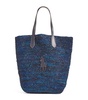 Large Raffia Big Pony Tote Bag