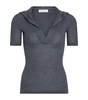 Wool-Blend Hooded T-Shirt 